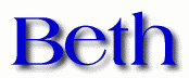 Beth First Name