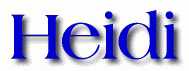 Heidi First Name