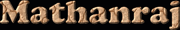 Mathanraj First Name