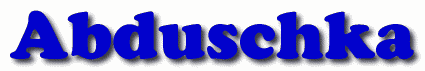 Abduschka First Name