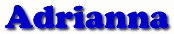 Adrianna First Name