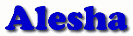 Alesha First Name