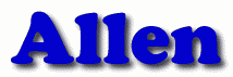 Allen First Name