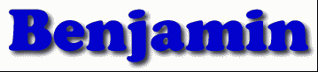 Benjamin First Name