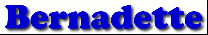 Bernadette First Name