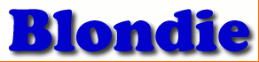 Blondie First Name
