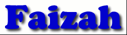 Faizah First Name