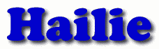 Hailie First Name