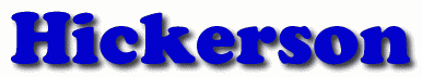 Hickerson First Name
