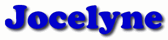 Jocelyne First Name