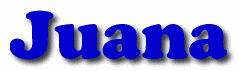 Juana First Name