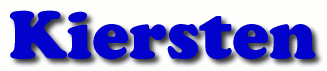 Kiersten First Name