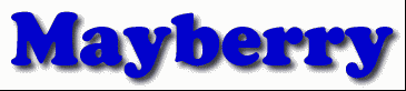 Mayberry First Name