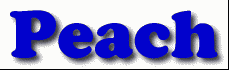 Peach First Name