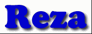Reza First Name