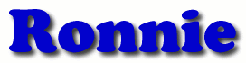 Ronnie First Name