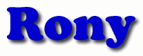 Rony First Name