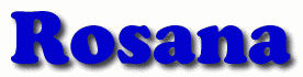 Rosana First Name