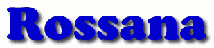 Rossana First Name