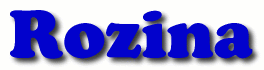 Rozina First Name