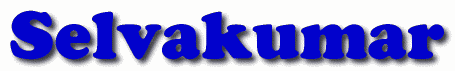 Selvakumar First Name