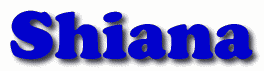 Shiana First Name