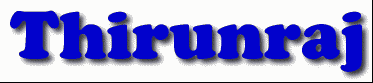 Thirunraj First Name