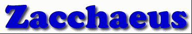 Zacchaeus First Name