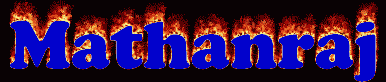 Mathanraj First Name