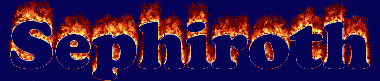 Sephiroth First Name