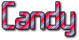 Click to make a logo like this one Candy