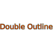 Click to make a logo like this one Double Outline