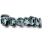 Click to make a logo like this one Frosty